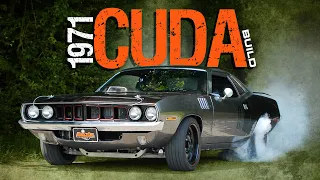 Full Build: 1971 Cuda Resto Mod From Stock To UFC Street Fighter