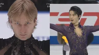 Yuzuru Hanyu & Evgeni Plushenko - Origin / Tribute to Nijinsky Comparison