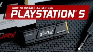 PlayStation®5 安裝M.2 SSD 固態硬碟擴充容量教學|