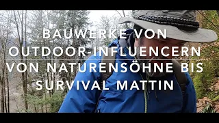 Dürfen die das? Outdoor-YouTube Bauwerke im Wald