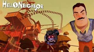 СЛОМАЛ ДОМ СОСЕДУ / ВАГОНЕТКА + КАПКАН = ? / HELLO NEIGHBOR ALPHA 4 / ПРОХОЖДЕНИЕ #2