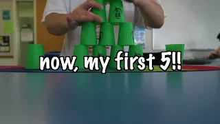 Sport Stacking: first 5