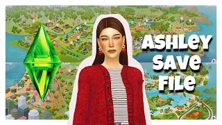 МОЕ СТАРТОВОЕ СОХРАНЕНИЕ || THE SIMS 4 ASHLEY SAVE FILE