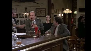 Lilith scares Frasier - Cheers