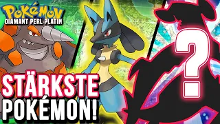 Die 10 STÄRKSTEN nicht legendären Pokémon aus Diamant Perl und Platin!