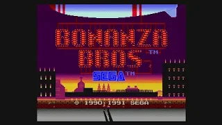 Bonanza Bros. (Genesis / Mega Drive) Playthrough