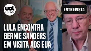 Lula com Bernie Sanders mostra aproximação com ala mais à esquerda dos Democratas, diz ex-embaixador