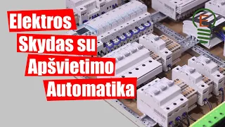 Kaip surinkti elektros skydą su apšvietimo automatika?