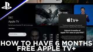 How to Set up 6 months FREE Apple TV+ on PS5
