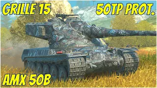 AMX 50B, Grille 15 & 50TP Prot. ● WoT Blitz