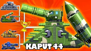 Transformers Tank: Military S-300 Missile Kaput vs Karl44 - Мультики про танки | ArenaTank Cartoon