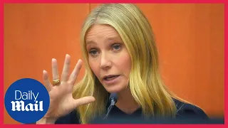 Gwyneth Paltrow apologises for swearing during ski crash trial