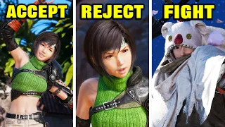 Yuffie joins Party vs Cloud Rejects Yuffie (All Choices) - Final Fantasy 7 Rebirth