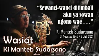 🔴 100 HARI WASIAT KI MANTEB SUDARSONO