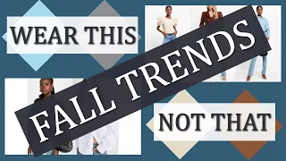 What Trends Not To Wear In Fall 2022 / Wear This Not That Fall Trends / Y2K Trends