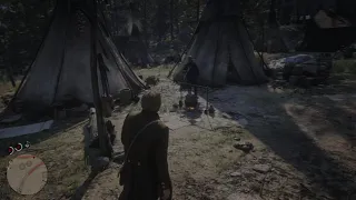 Red Dead Redemption 2 Talking to a real Native American tribe