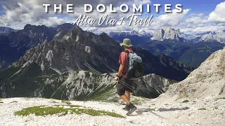 Hiking 120km Across the Dolomites on the Alta Via 1 trail - 4K