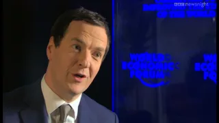 George Osborne on economic plans - Newsnight