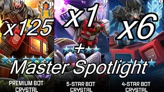 CRYSTAL OPENING - x1 Five Star | x6 Four Star | x125 Premium | & MORE - Cheetor Master Spotlight CH1