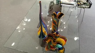 Original Murano Glass Missoni Collection of Vases and Bowls