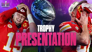 Chiefs RAISE Lombardi Trophy + Patrick Mahomes Wins 3rd Super Bowl MVP I CBS Sports