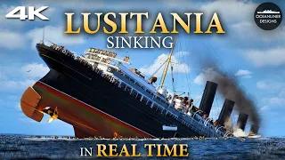 Lusitania Sinks in REAL TIME | 18 Minutes of Terror