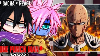 Opm Villains React To Caped Baldy/Saitama || One Punch Man || Tiktok || Gacha React || Part 2