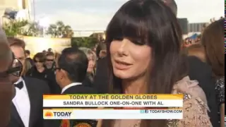 Today Show: Sandra Bullock's Interview on The 68th Annual Golden Globes (2011)