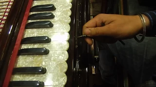 How to fix Harmonium buzzing sound by Rikhi Ram originals