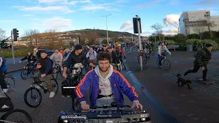 *DOGS & SKATEBOARDS* Drum & Bass On The Bike - WALES | Swansea City