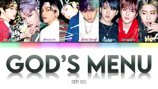 Stray Kids (스트레이키즈) - 'GOD'S MENU (神메뉴)' (Color Coded Lyrics/Han/Rom/Eng/가사)