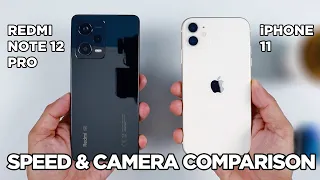 Redmi Note 12 Pro vs iPhone 11 SPEED TEST & CAMERA Comparison | Zeibiz