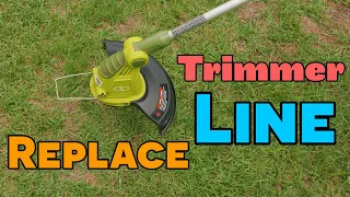 How To Replace String Trimmer Line Easy Simple