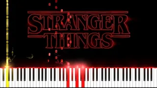 Stranger Things (Piano Tutorial) - Main Theme Song (+ sheets)