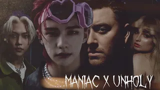 MANIAC X UNHOLY REMIX STRAYKIDS FT SAM SMITH & KIM PETRAS #straykids #samsmith #unholy #maniac