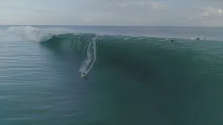 Drone action at Teahupoo August 13th 2021 with Matahi Drollet's biggest wave in Tahiti - trailer