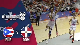 Puerto Rico v Dominican Republic - Full Game - Centrobasket U17 Championship 2019