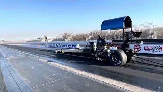 Tulsa Raceway Park 2024 Test N Tune Run 2 Top Dragster