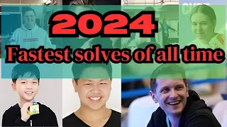 Fastest solves of all time! (2024)