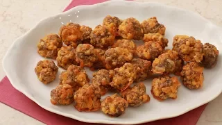 Sausage Cheddar Balls- Martha Stewart