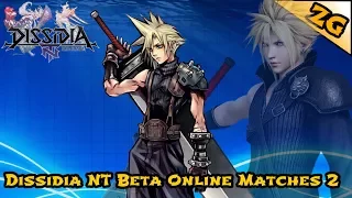 Dissidia Final Fantasy NT Beta Cloud Online Matches