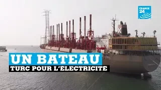 Une centrale électrique sur un bateau turc en Sierra Leone