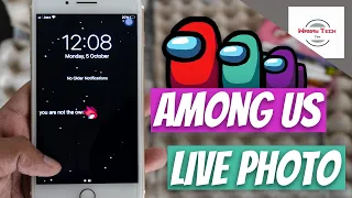 How to Have AMONG US Live Wallpaper on your iPhone | AMONG US Live Photo on iPhone (flexonyall)