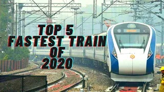 TOP 5 FASTEST TRAINS OF INDIAN RAILWAYS| VANDE BHARAT | GATIMAAN EXPRESS|SHATABDI |RAJDHANI|DURONTO