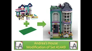 LEGO MOC Andrea's House - Modification of set 41449