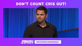Don't Count Cris Out | Overheard on Set | JEOPARDY!