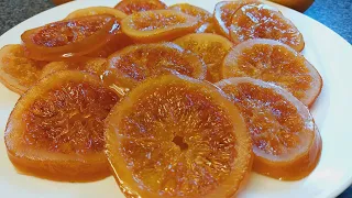 CANDIED OR GLACE ORANGE EASY AND QUICK