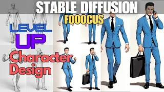 Stable Diffusion - Poses and More Consistent Character Tips with Fooocus