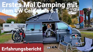 VW California - premiere, traveling for the first time with the Ocean 6.1 - Campofelice report