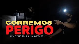 CEMITÉRIO SOUZA LIMA A NOITE - Mentora nos alertou do perigo! parte 01